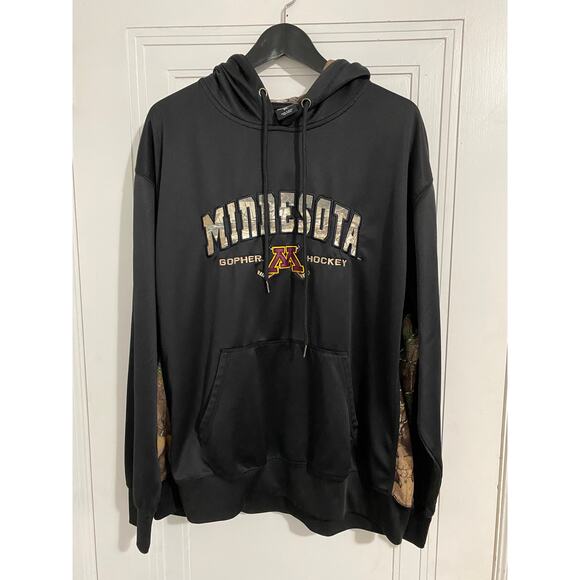 Minnesota Gopher Hockey Camo Hoodie Sweatshirt Men's Size XL - Picture 1 of 6